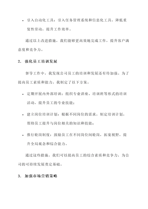 督导报告总结亮点工作汇报