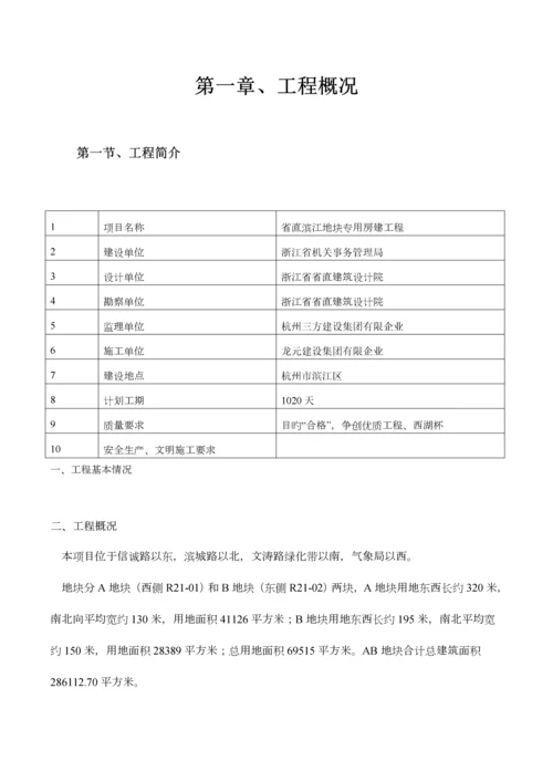 省直滨江地块专用房建工程塔吊基础专项施工方案.docx