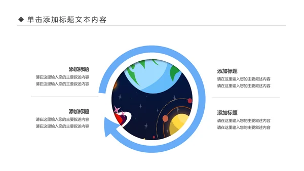 太空宇宙航天科技知识科普PPT模板
