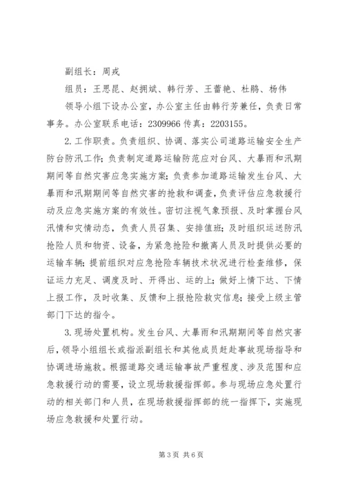 防台防汛应急处置行动方案 (4).docx