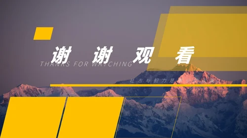 黄色画册风壮志与毅力总结汇报PPT模板