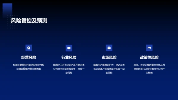 蓝色商务商业融资计划书PPT案例