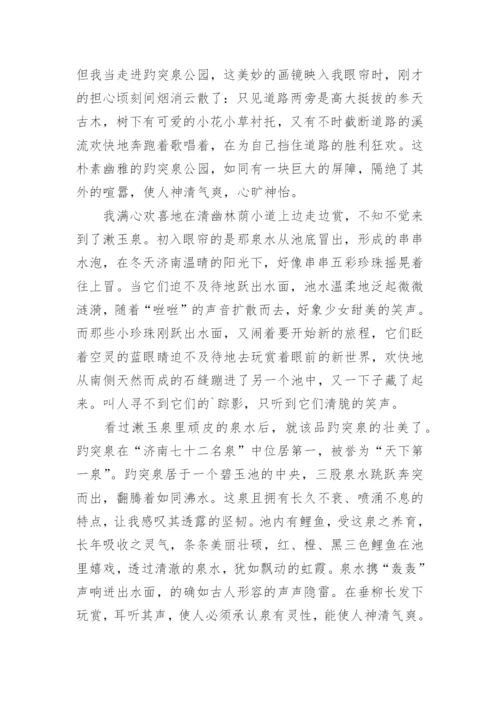 趵突泉小学作文.docx