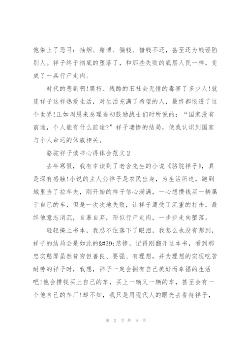 骆驼祥子读书心得体会范文.docx