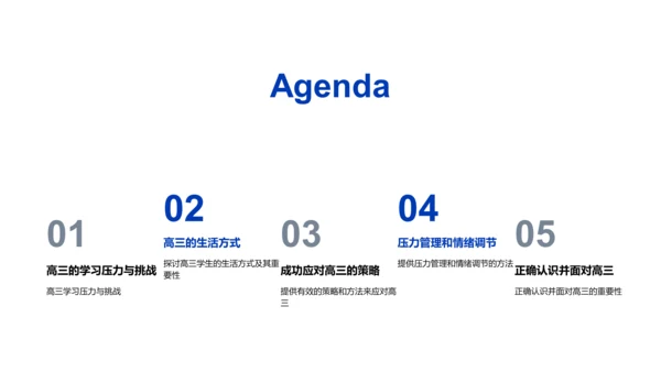高三生活实践策略PPT模板