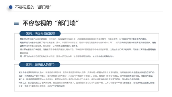 企业培训员工团队管理跨部门沟通协作PPT模板