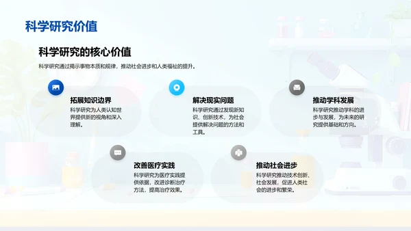 医学研究成果讲座PPT模板