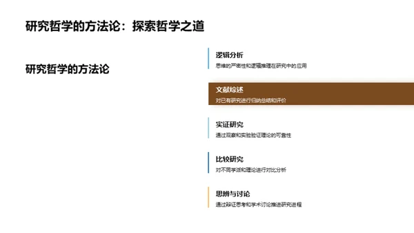 哲学研究之旅