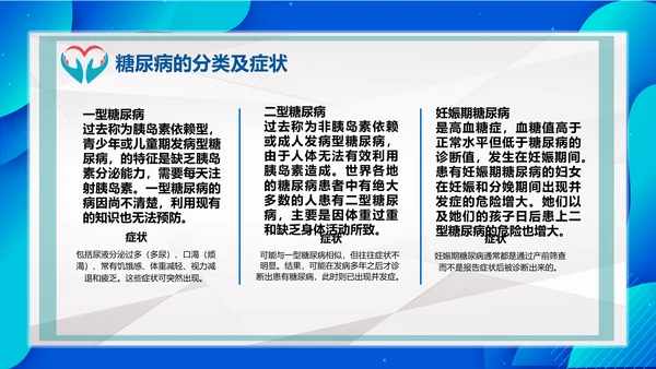 世界糖尿病日医院内分泌科通用PPT模板