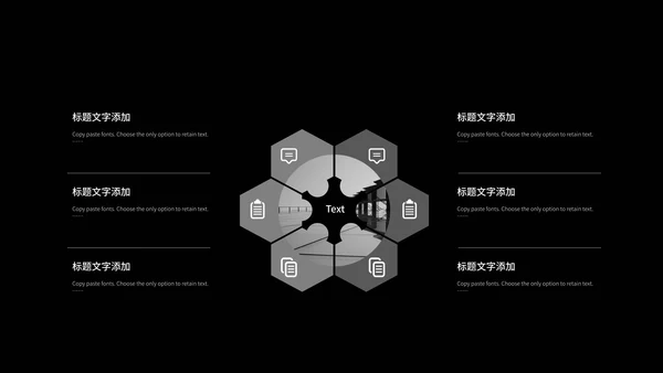 黑色拟态总结PPT模板