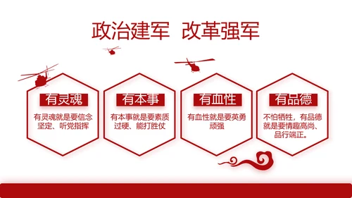 红色简约大气党建教育党支部工作总结动态PPT