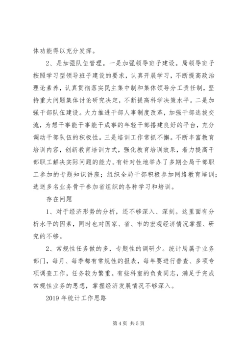 统计局XX年工作总结及XX年工作安排.docx