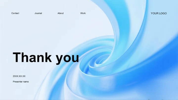 蓝色科技风企业新服务上线发布汇报PPT主题