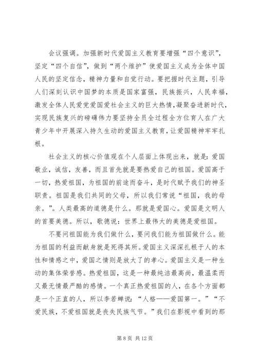学习《新时代爱国主义教育实施纲要》心得体会5篇.docx