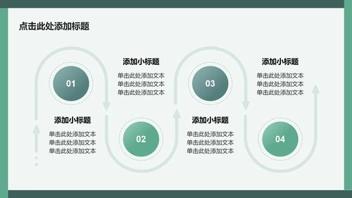 绿色简约风书法文化主题旅游攻略PPT模板