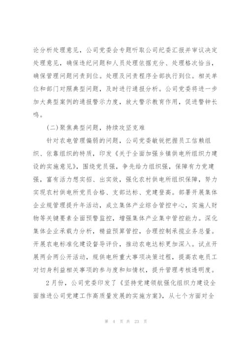 巡察整改工作主要负责人组织落实情况报告.docx