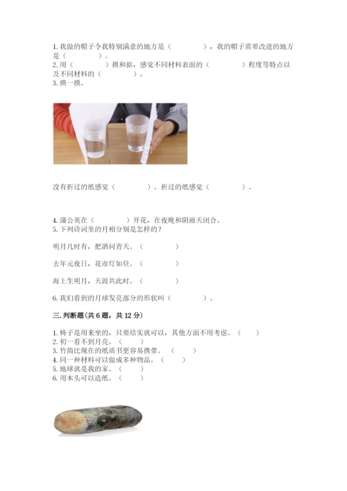 教科版小学二年级上册科学期末测试卷精选答案.docx