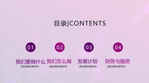 大气商业计划书PPT动态模板