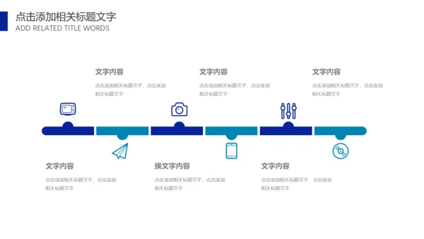 蓝色简约企业员工素质培训通用PPT模板