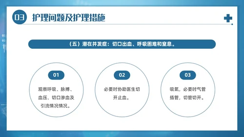 蓝色简约风医院医务工作者甲状腺手术配合及护理培训PPT课件