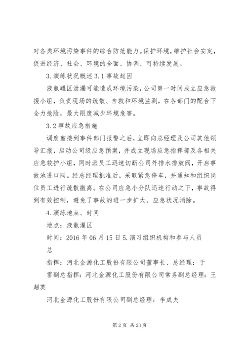 6危险化学品事故应急预案演练方案.docx