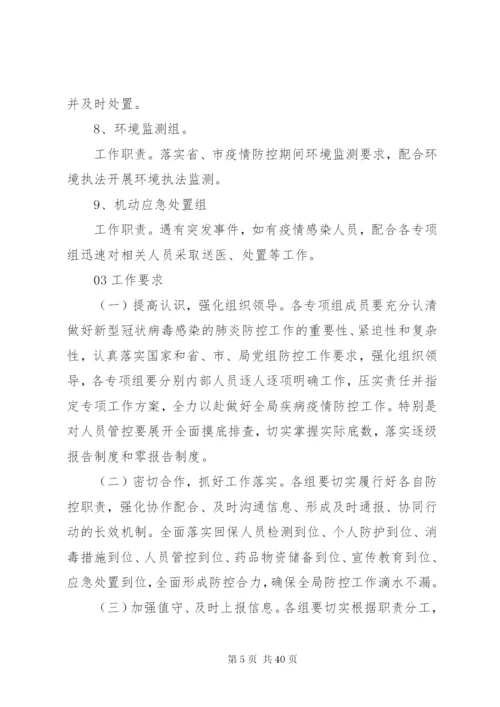 新型冠状病毒疫情防控方案.docx