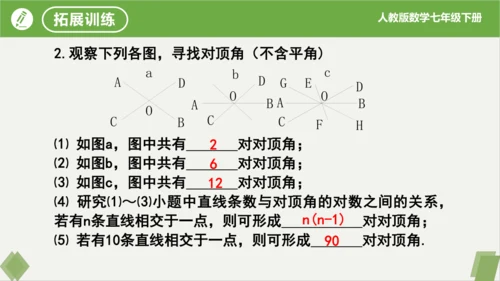 5.1.1相交线  课件（共23张PPT）