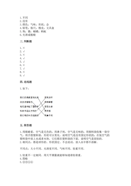 教科版一年级下册科学期末测试卷及参考答案【考试直接用】.docx