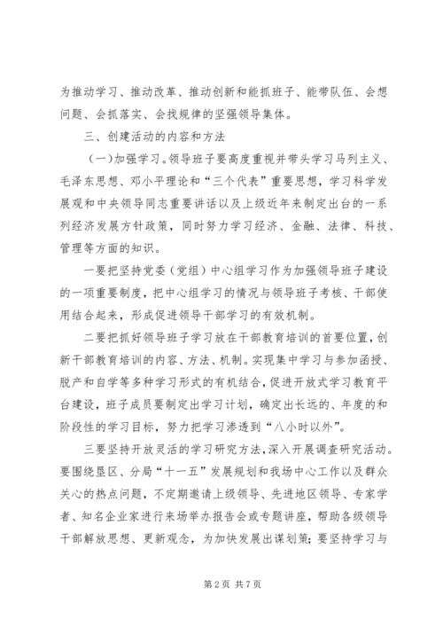 开发区创建五型领导班子活动计划 (5).docx