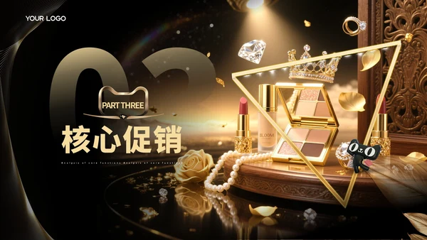 黑金色618商务风宣传策划ppt