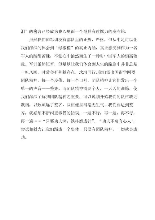 军训辅导员心得体会5篇