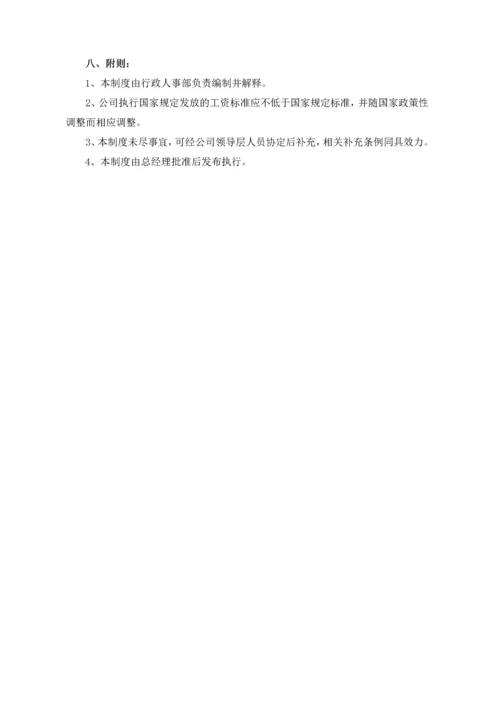 薪酬管理制度(简单范本).docx