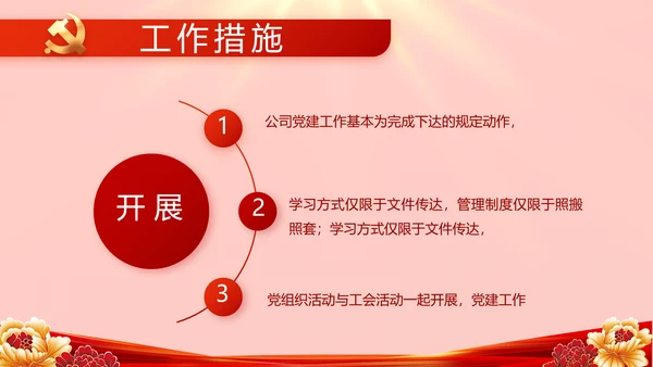 党支部党员风采展示工作总结PPT动态模板