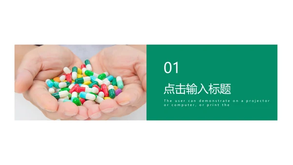 医疗医学药丸研究工作汇报PPT模板