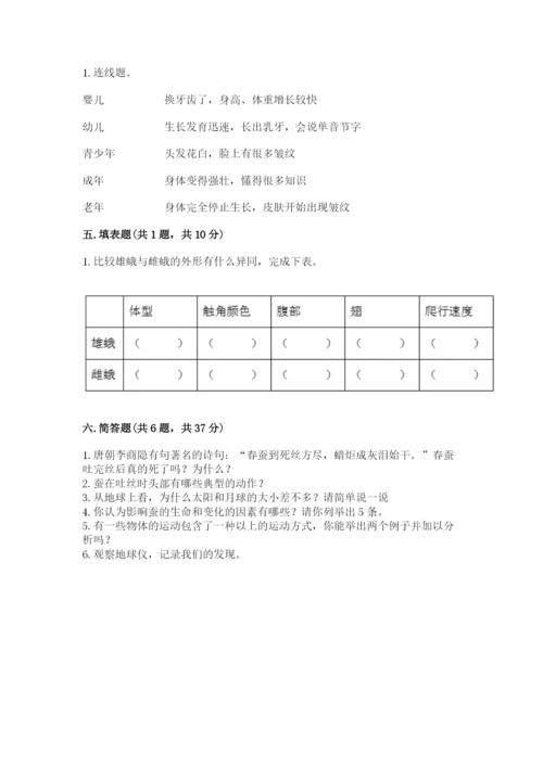教科版科学三年级下册期末测试卷【考点提分】.docx