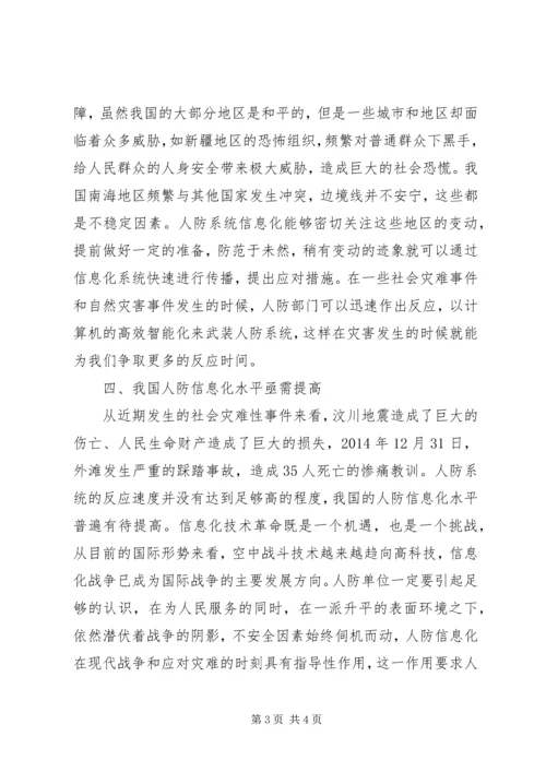人防信息化与城市建设的联系.docx