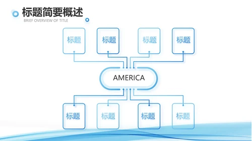 蓝色大气时尚企业公司宣传简介动态PPT模板