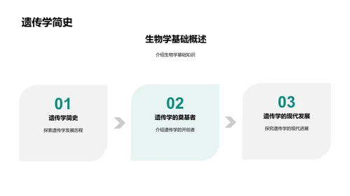 高中遗传学教学PPT模板