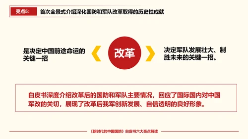 新时代的中国国防PPT教学模板