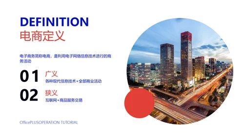 创意风白色电商运营入门教程PPT