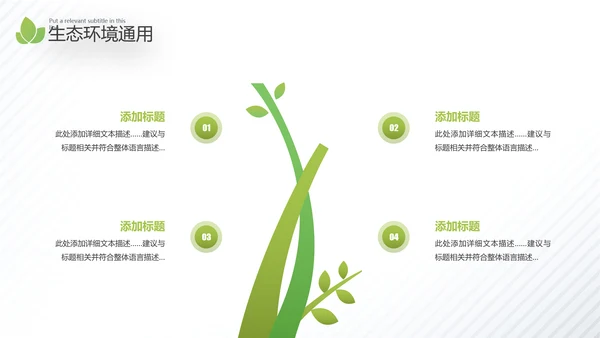 2021年绿色环保节能构建生态城市再生能源自然环境通用PPT