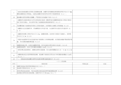 汽车加油站安全评价检查表.docx