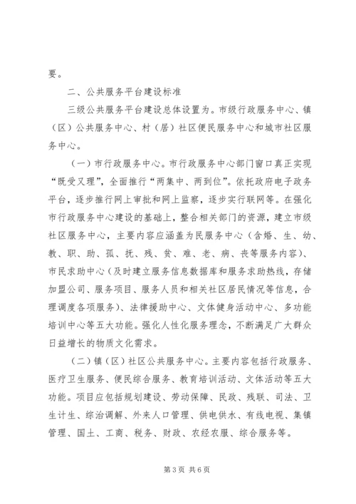 城乡和谐社区建设的意见.docx