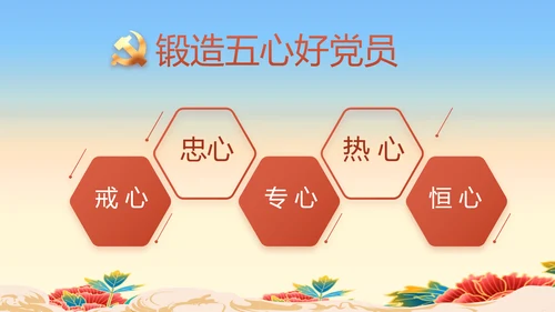 七一党支部党史学习教育工作总结PPT