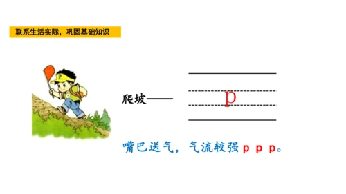 统编版语文一年级上册3 b p m f  课件