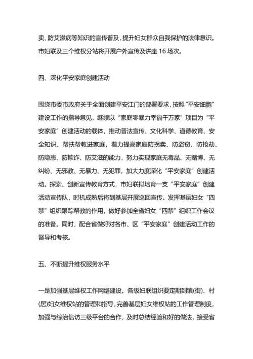社区妇联工作计划范例.docx