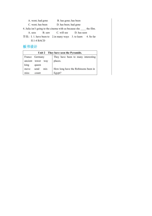 Module 2 Unit 2教学详案