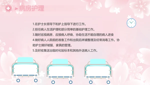 粉色唯美512国际护士节PPT动态模板
