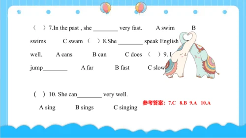 Module 3 Unit 2 What's the elephant doing 课件(共43张P