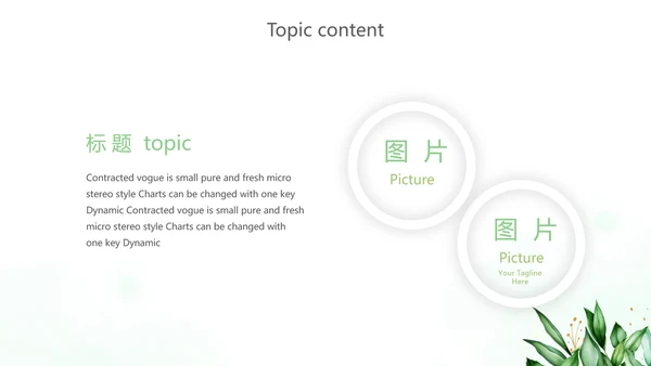 绿色小清新述职报告动态PPT模板